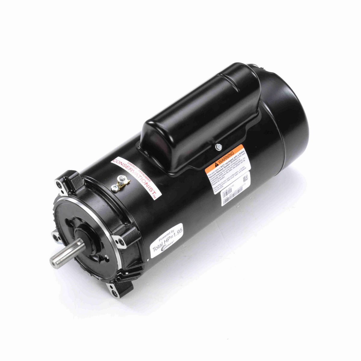 Century Pool Pump Motor, 1 1/2 HP, 1 Ph, 60 Hz, 230/115 V, 3600 RPM, 56C Frame, ODP - SK1152