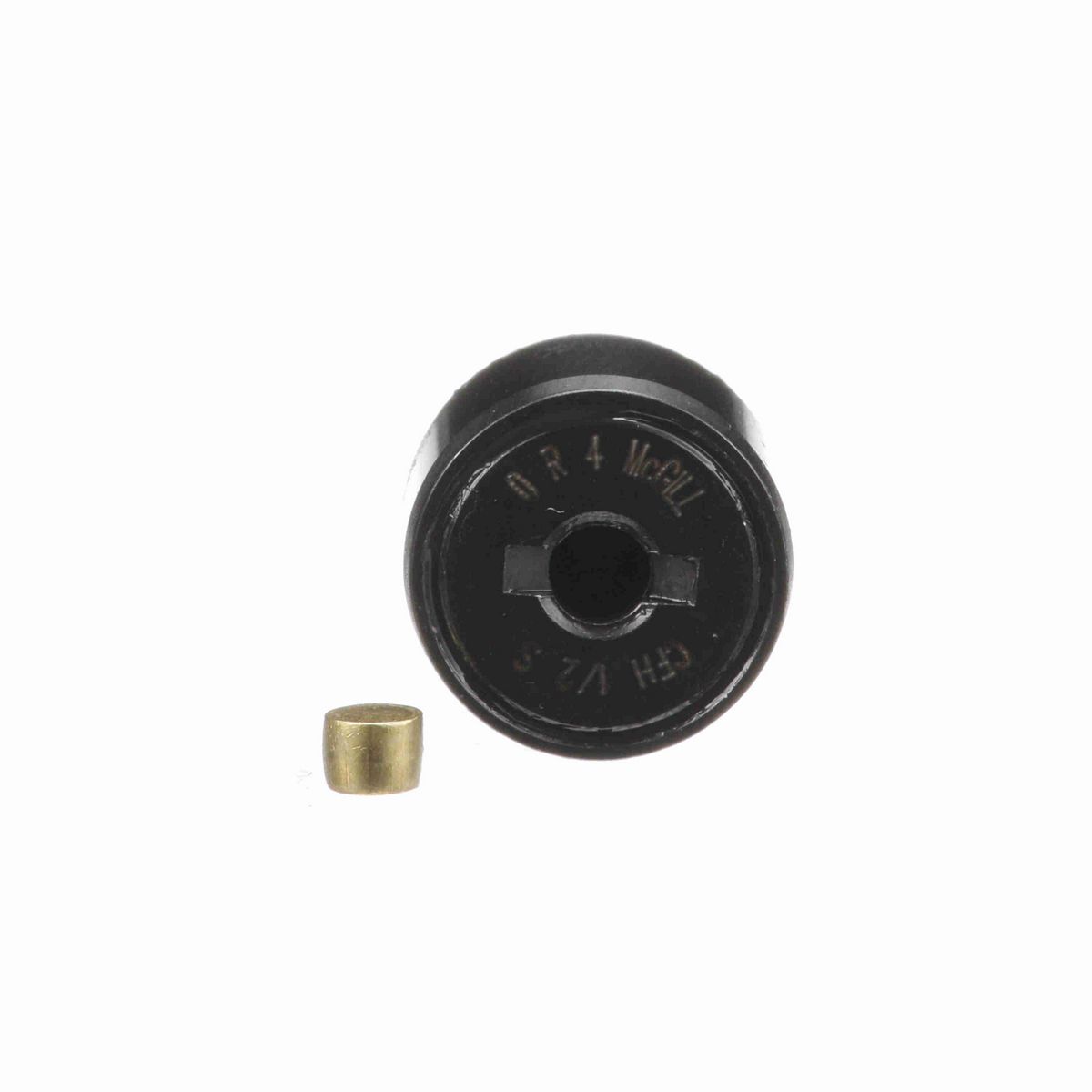 Опорный ролик с цапфой McGill Heavy Stud CAMROL CFH 1/2 S, цилиндрический, с уплотнением, со шлицем под отвёртку, дюймовый