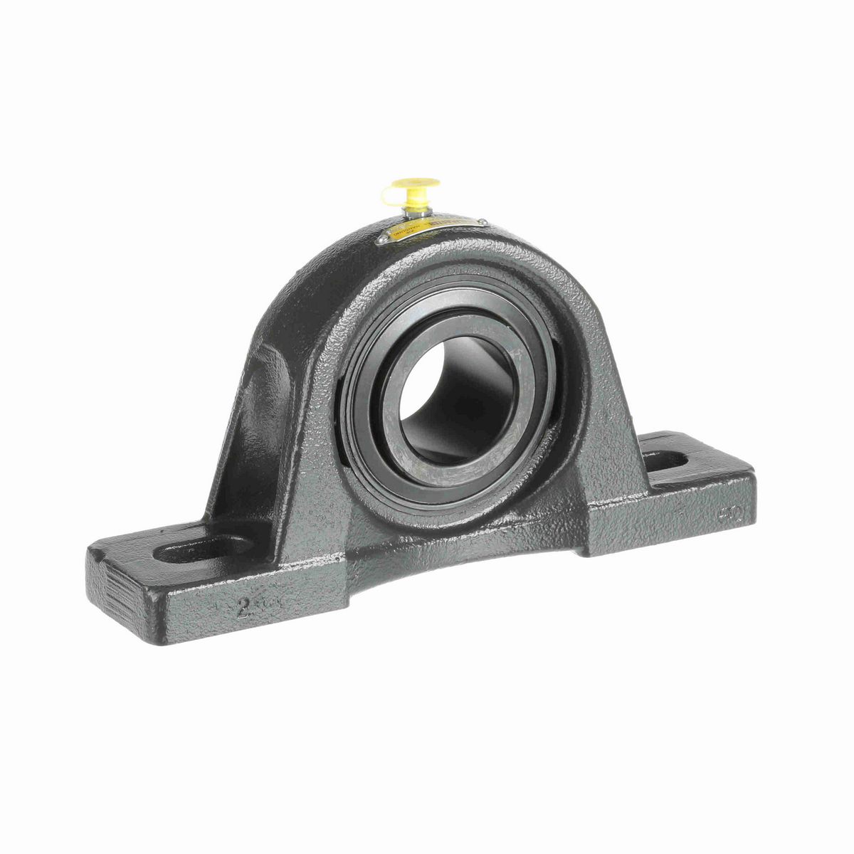 Sealmaster Mounted Cast Iron Two Bolt Pillow Block Ball Bearing - 52100 Bearing Steel, Black Oxided - Setscrew Lock - Air Handling Housing Fit, Noise Tested - SPM-31 CXU
