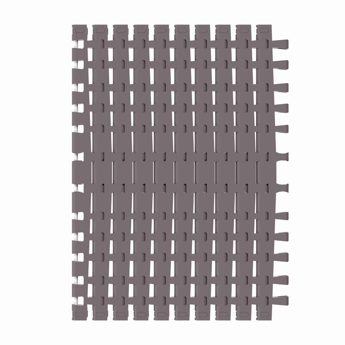 Rexnord 7956GT Side-flexing Flush Grid, Material: Brown High Performance, Width: 18in, Pitch: 1.25in - 10324709