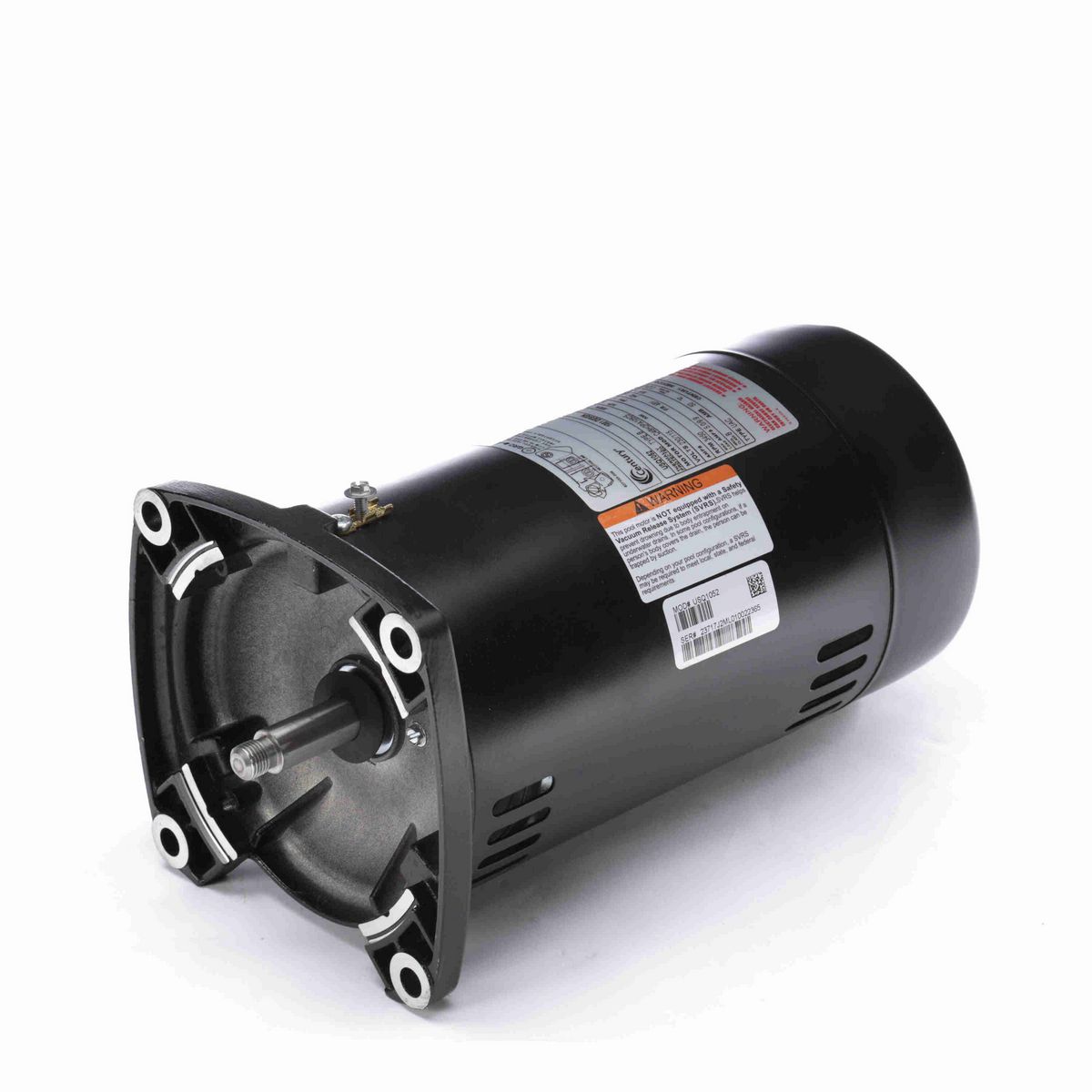 Century Pool Pump Motor, 1/2 HP, 1 Ph, 60 Hz, 230/115 V, 3600 RPM, 48Y Frame, ODP - USQ1052