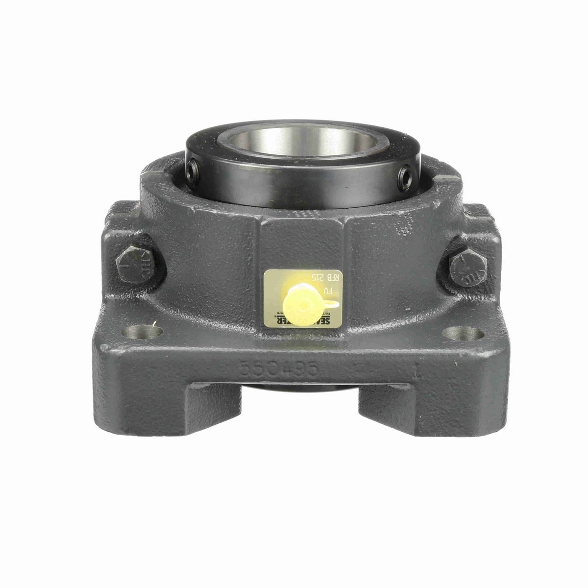 Sealmaster Mounted Cast Iron Four Bolt Flange Tapered Roller - 52100 Bearing Steel - Double Collar Mount Lock - RFB 215
