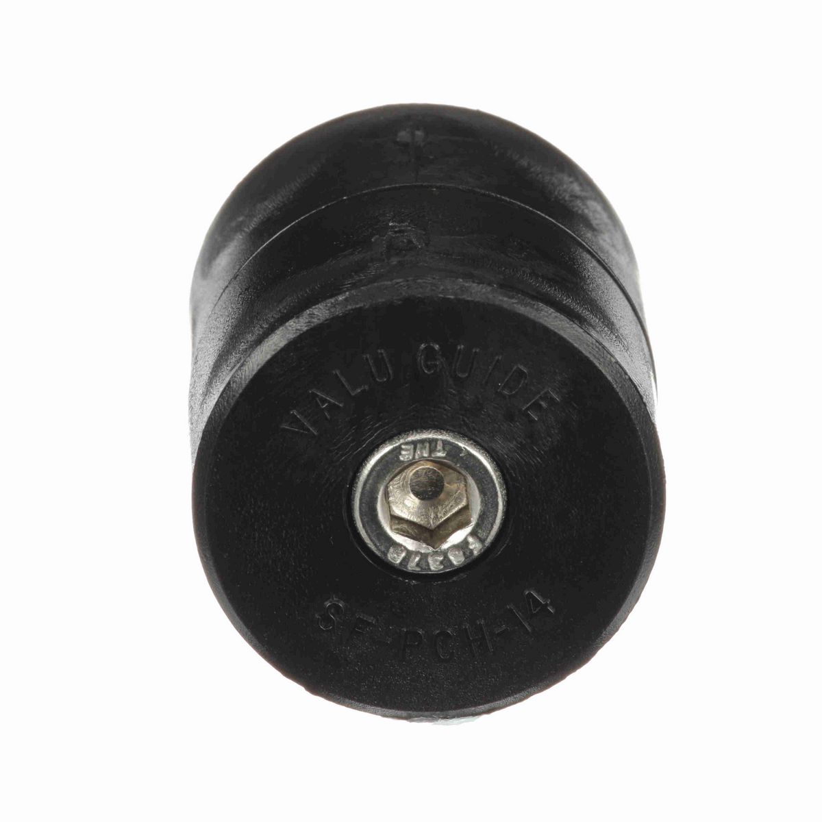 System Plast Panel Clamp, Acetal, 1/4", Heavy Duty, Black - SF-PCH-14