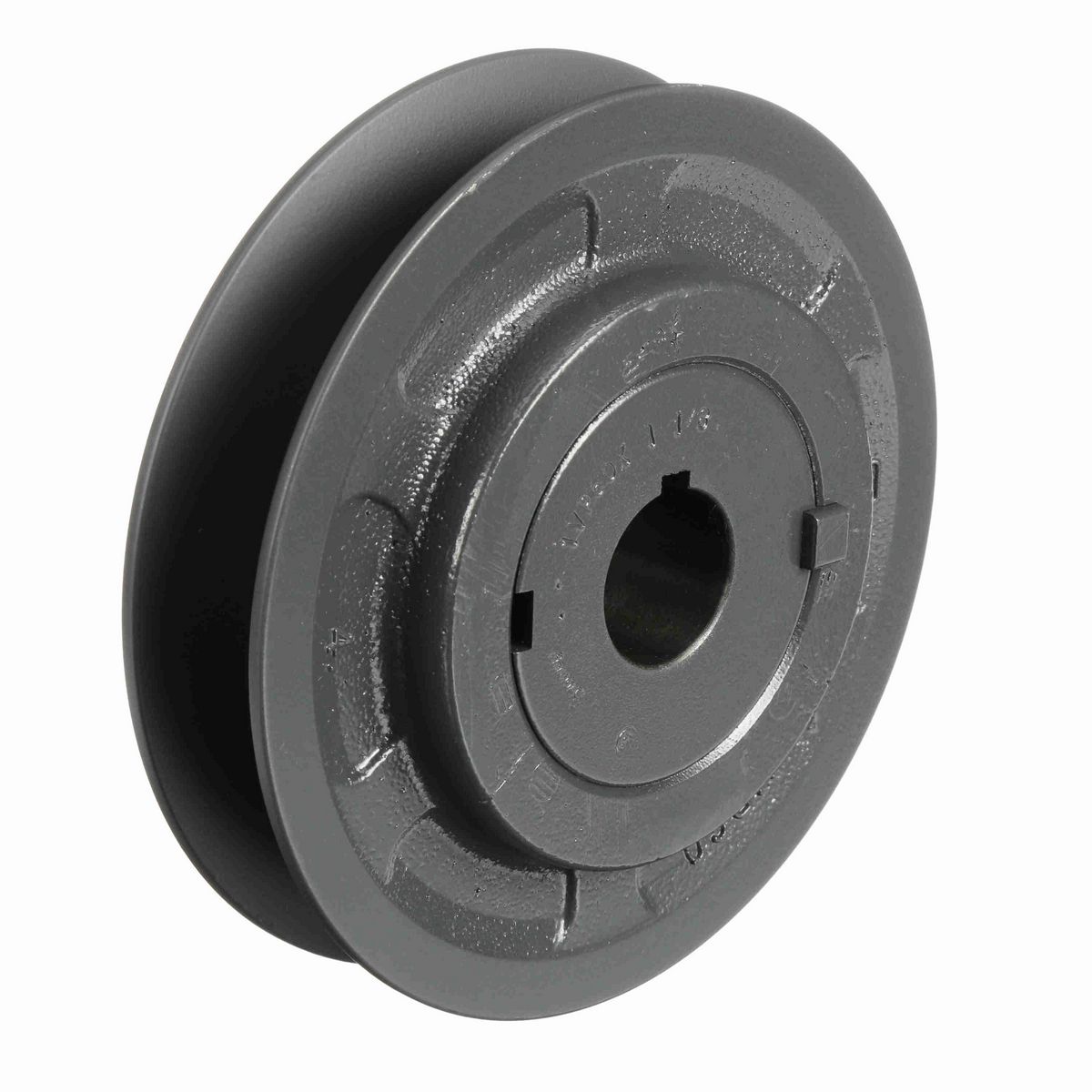 Browning 1 Groove Cast Iron Finish Bore FHP Variable Pitch Sheave - 1VP60X 1 1/8