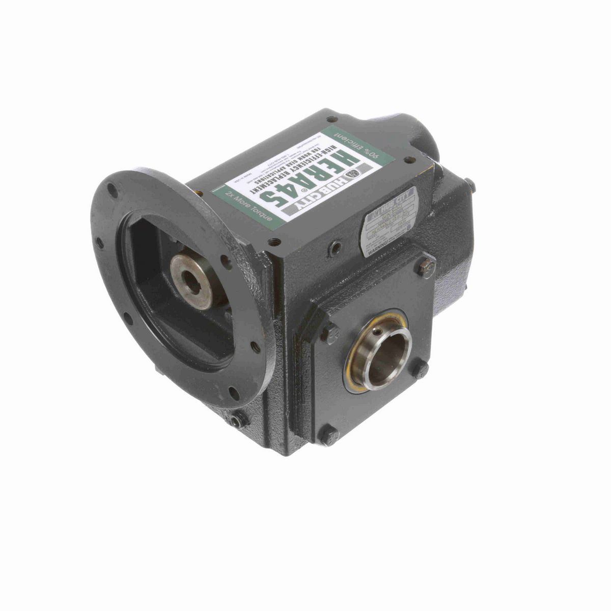 Hub City HERA Gear Reducer HERA Cast Iron Helical-Hypoid Reducer - HERA45ES 15.60 56C 1.500