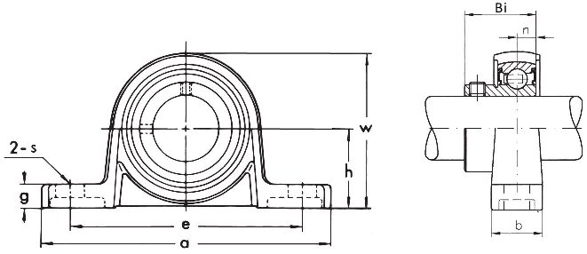 Подшипниковый узел ASAHI type KP 000, KP 000 [502007]