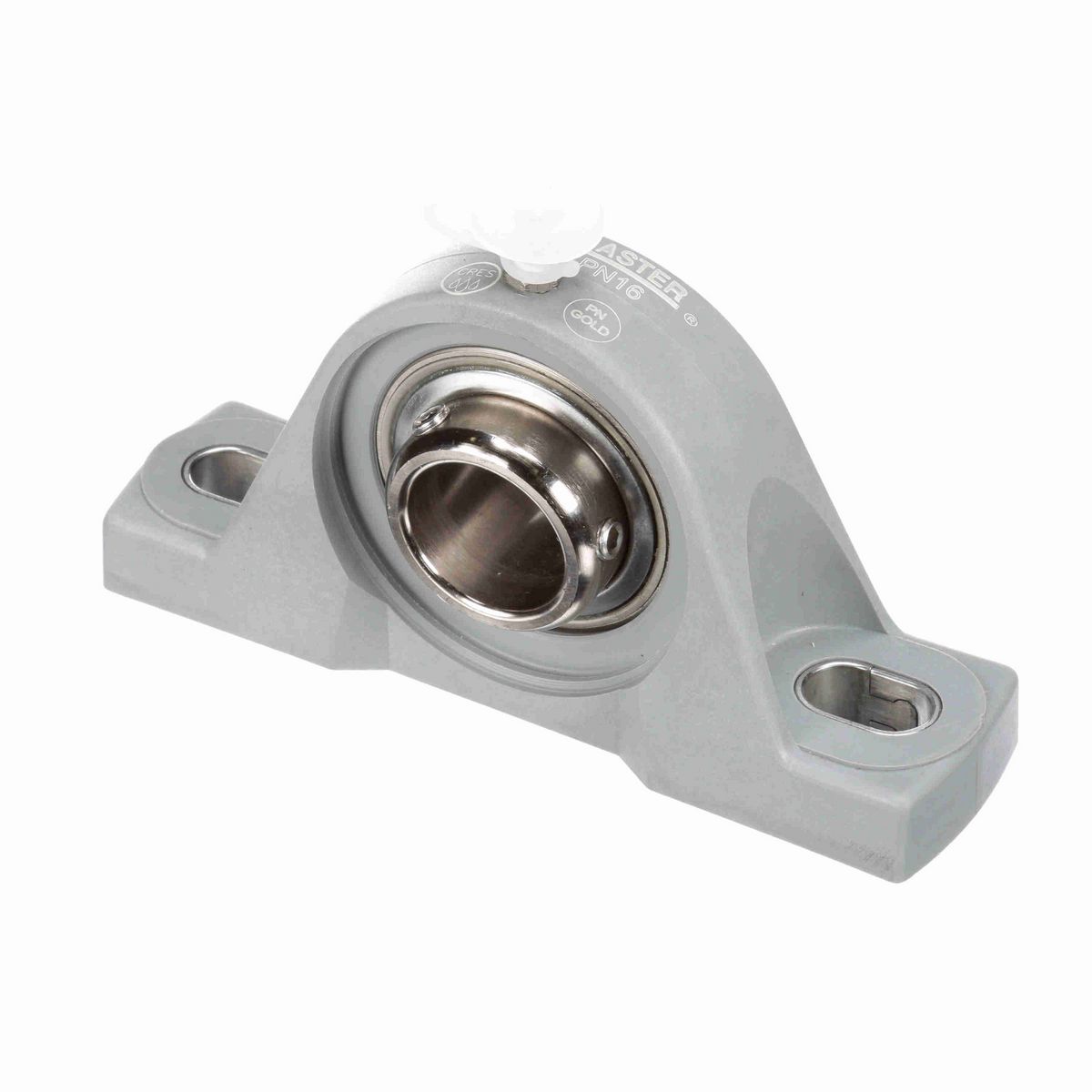 Sealmaster Mounted Composite Two Bolt Pillow Block Ball Bearing - 52100 Bearing Steel, Phosphorus Nickel Coated - Setscrew Lock - Corrosion Resistant - Reduced Maintenance - Lubed for Life - CRPC-PN20 RMW