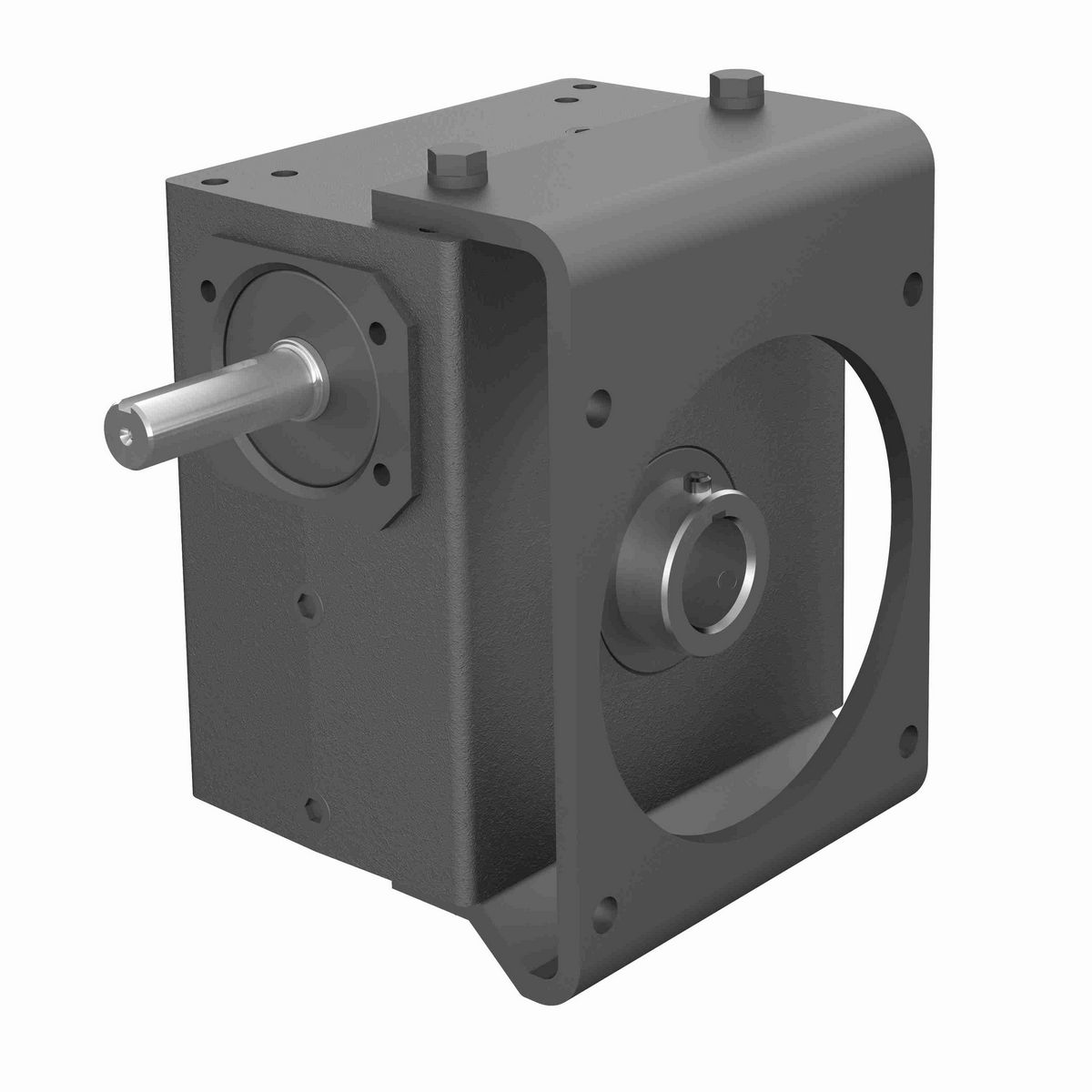 Hub City PowerCubeX Worm Gear Reducer Cast Iron Single-Reduction Worm Reducer - 323 60/1 R WR 2.000