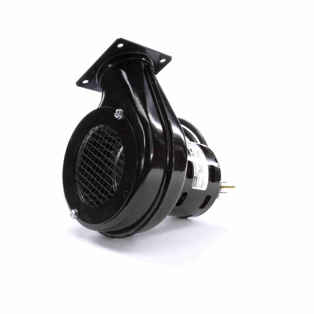 FASCO Round Outlet Shaded Pole Centrifugal Blower, 120 Volts, Flange: Yes - A071