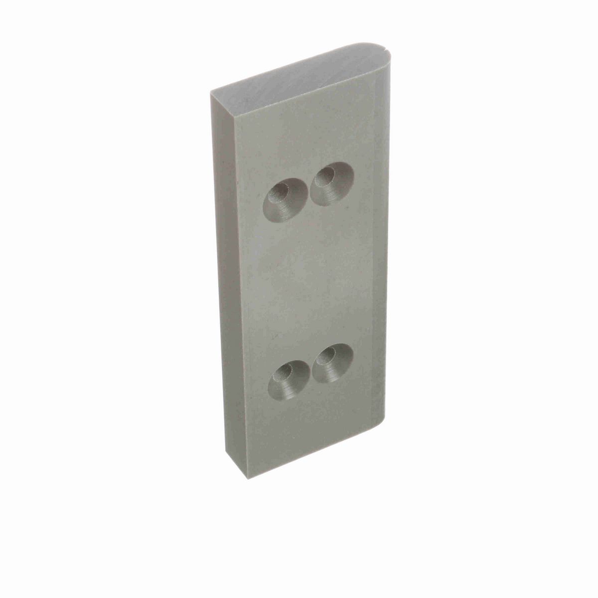 System Plast Nosebar for 2120/2121 series chains; Width: 6.7", Height: 0.75", Radius: 0.375" - NB2120-NS-170H