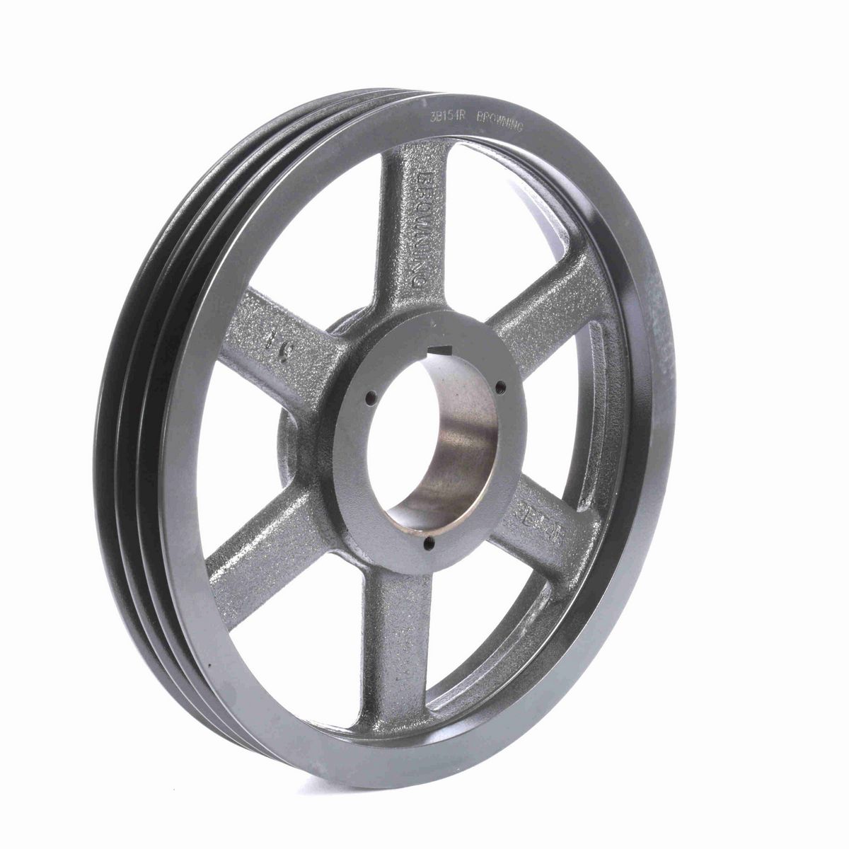 Browning 3 Groove Cast Iron Bushed Bore Multiple Sheave - 3B154R