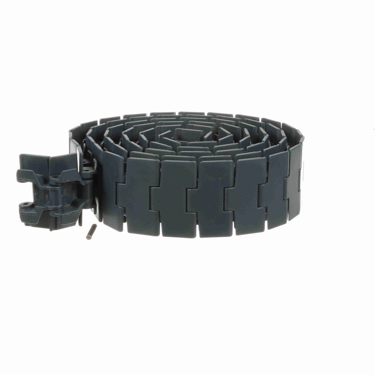 System Plast 880TAB Side-flexing Solid Top, Material: NG evo (Gray Blue), Width: 3.3in, Pitch: 1.5in - NGE880TAB-K330