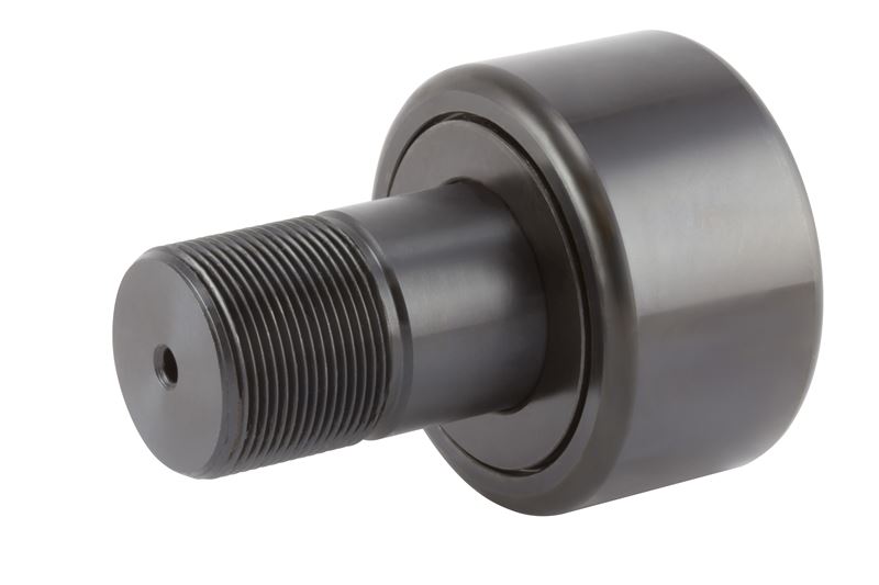 Игольчатый опорный ролик с цапфой RBC CH112LW, бочкообразный, повышенной грузоподъемности, с уплотнением, с шестигранным отверстием