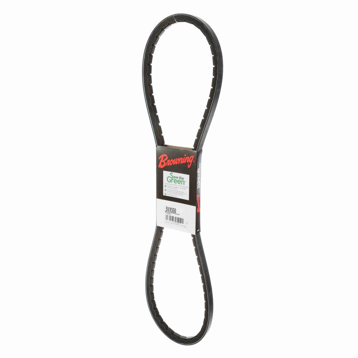 Browning EPDM Notched Belt 98% Efficient - 5VX550