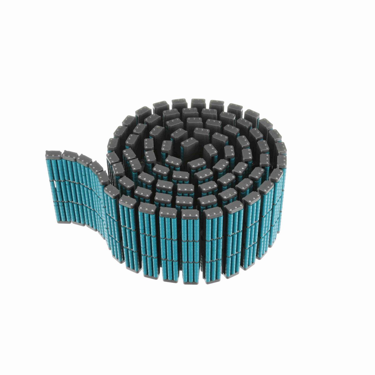 System Plast 882TAB LBP Side-flexing Low Backline Pressure, Material: Gray Low Friction, Width: 7.5in, Pitch: 1.5in - LFG882LBP-M-K750