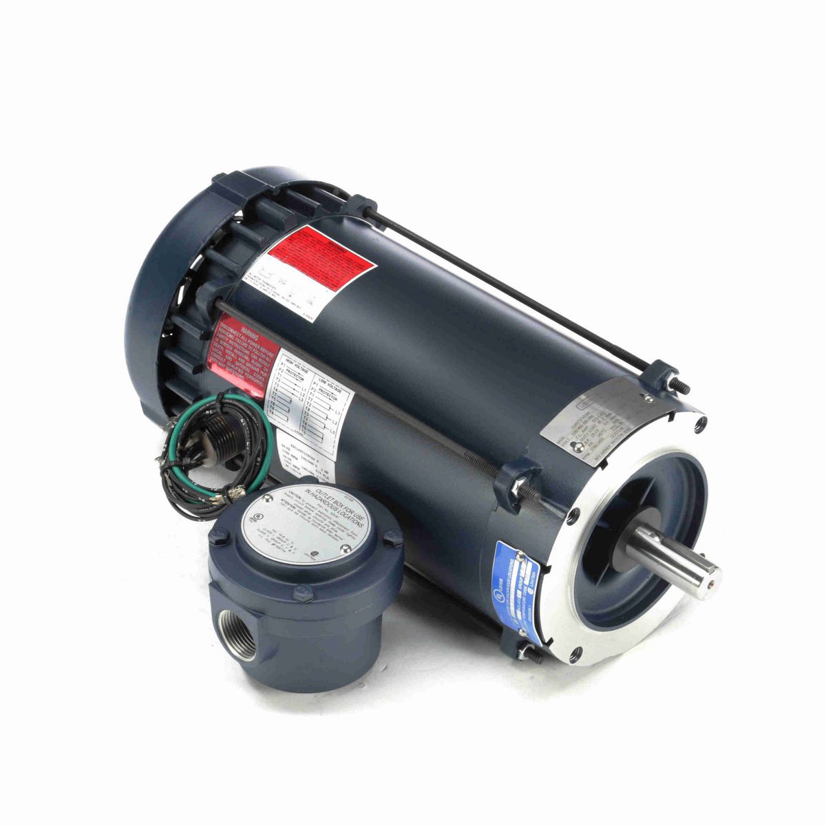 LEESON Explosion Proof Motor, 2 & 1.50 HP, 3 Ph, 60 & 50 Hz, 230/460 & 190/380 V, 1800 & 1500 RPM, 145TC Frame, EPFC - 122175.00