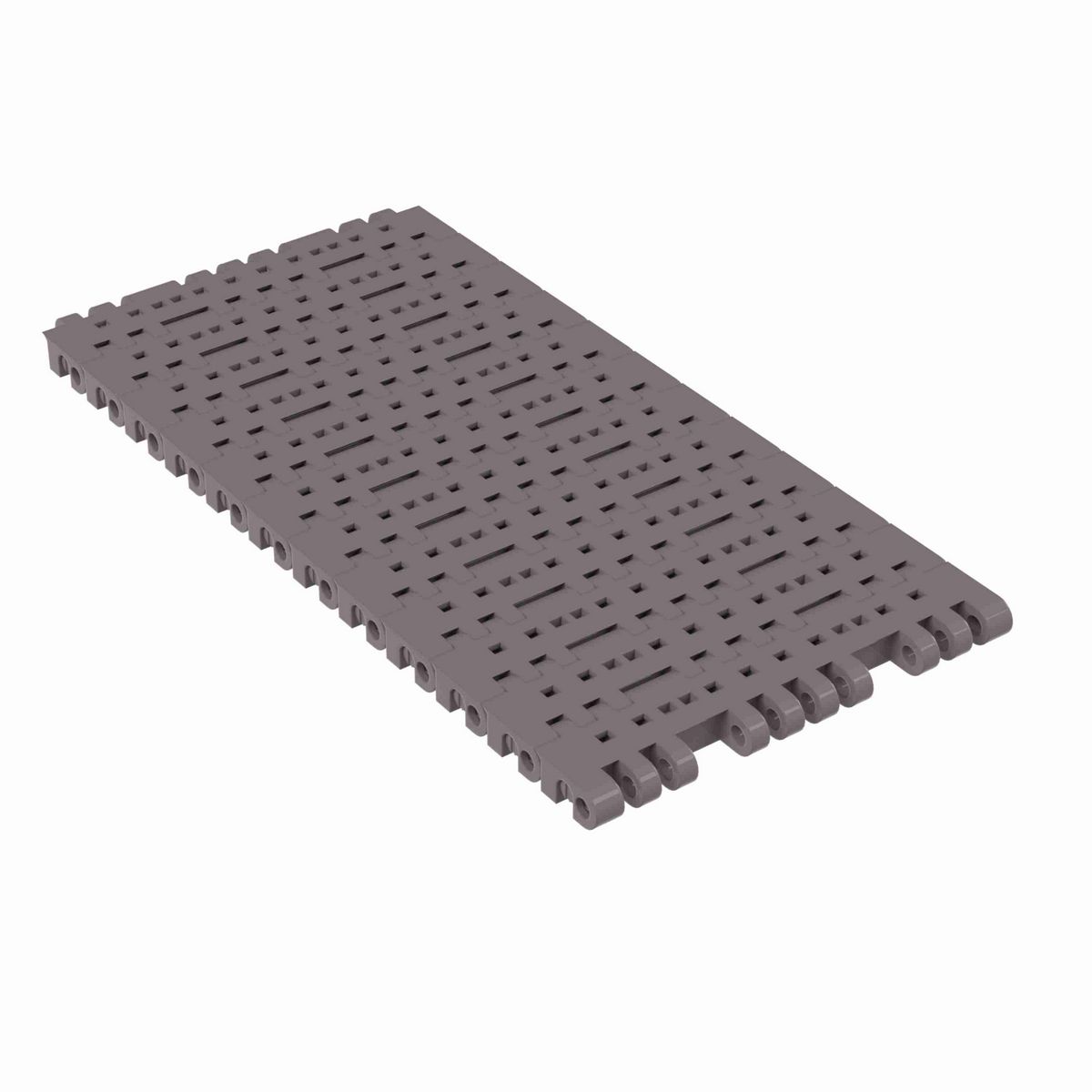 Rexnord 7706 Straight Running Flush Grid, Material: Brown High Performance, Width: 6in, Pitch: 1in - 81416343