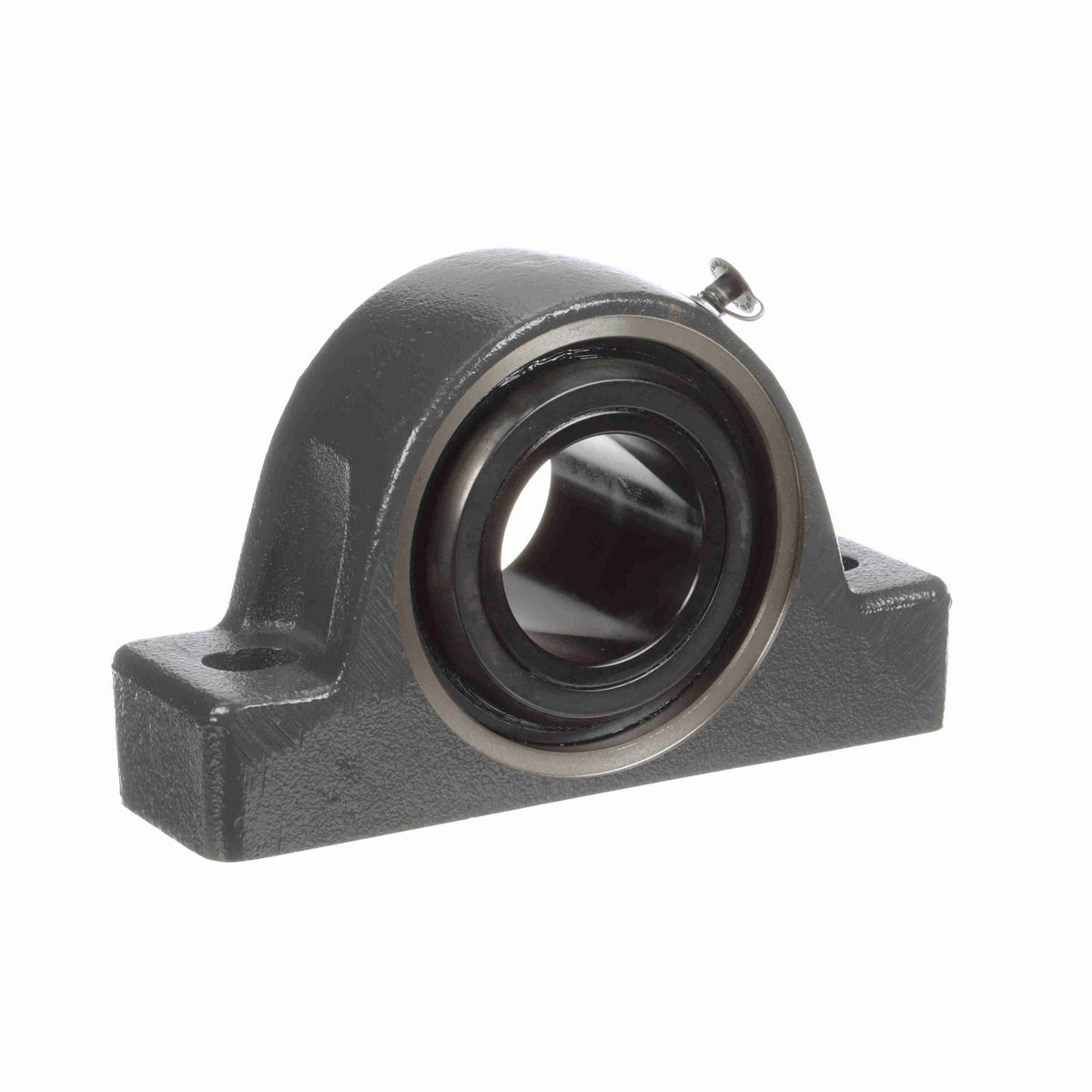 Sealmaster Mounted Cast Iron Two Bolt Pillow Block Spherical Roller - 52100 Bearing Steel, Black Oxided - Collar Mount Lock - USRB5000-208