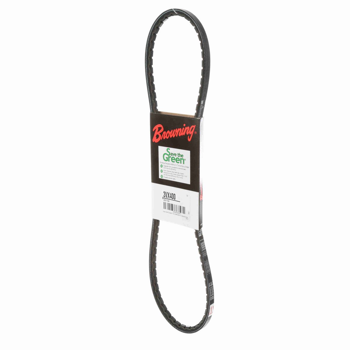 Browning EPDM Notched Belt 98% Efficient - 3VX400