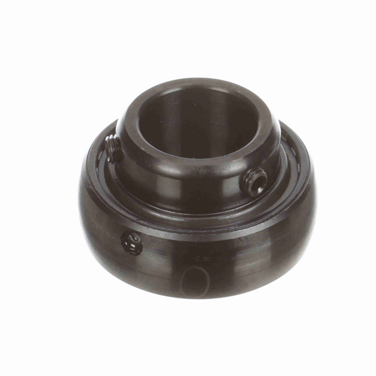 Sealmaster Mounted Insert Only Ball Bearing - 52100 Bearing Steel, Black Oxided - Setscrew Lock - 5205C