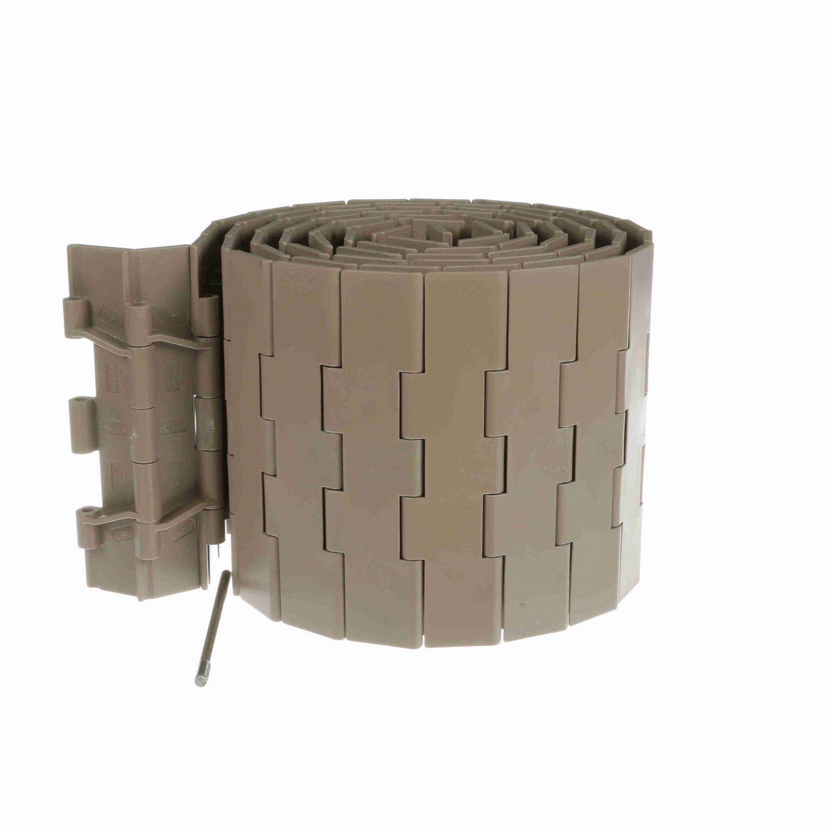 System Plast 821 Straight Running Solid Top, Material: Tan Low Friction, Width: 10in, Pitch: 1.5in - LF821-K1000