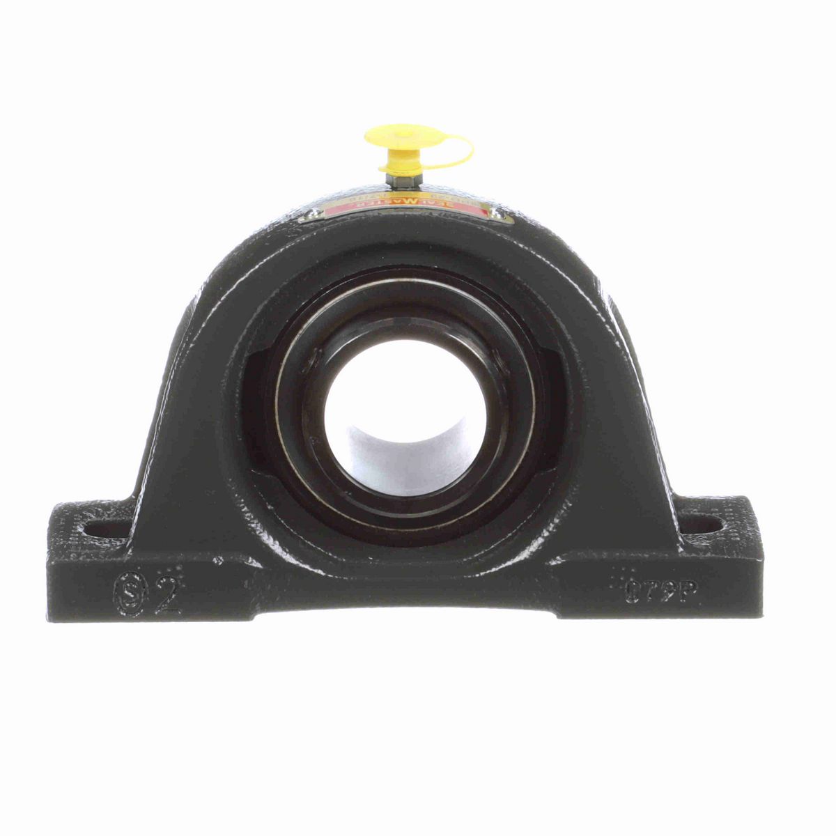Sealmaster Mounted Cast Iron Two Bolt Pillow Block Ball Bearing - 52100 Bearing Steel, Black Oxided - Double Setscrew Lock - NPD-23