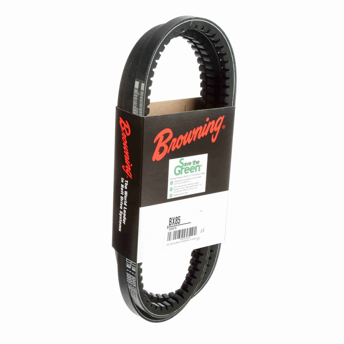 Browning EPDM Notched Belt 98% Efficient - BX85