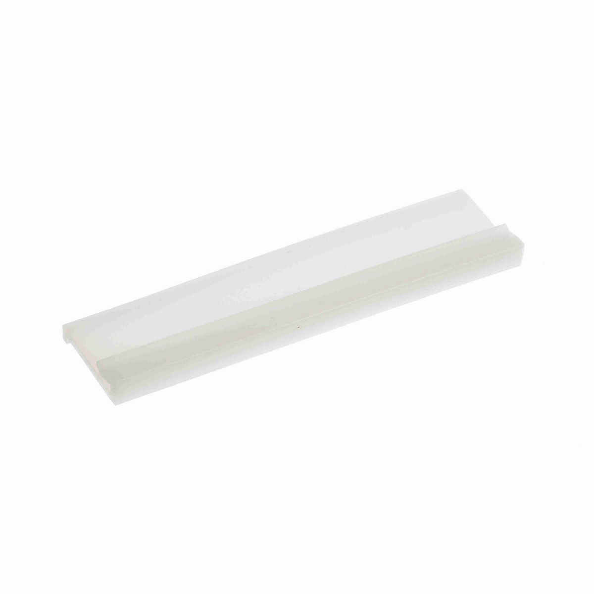 System Plast J-Leg: 1.5"W X 0.52"H X 240"L White UHMW-PE - VG-JL137-125-20