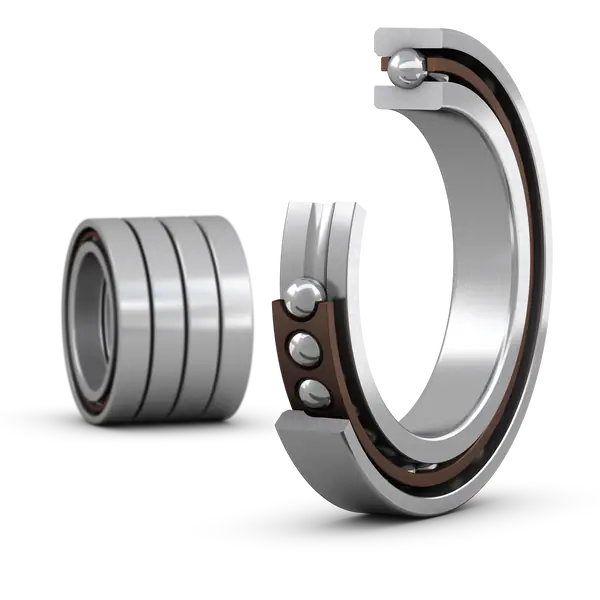 Согласованный комплект четырёх прецизионных радиально-упорных подшипников SKF 7011 CE/P4AQBCA