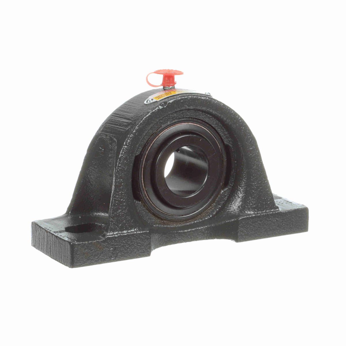 Sealmaster Mounted Cast Iron Two Bolt Pillow Block Ball Bearing - 52100 Bearing Steel, Black Oxided - Setscrew Lock - High Temperature - MP-20 HT