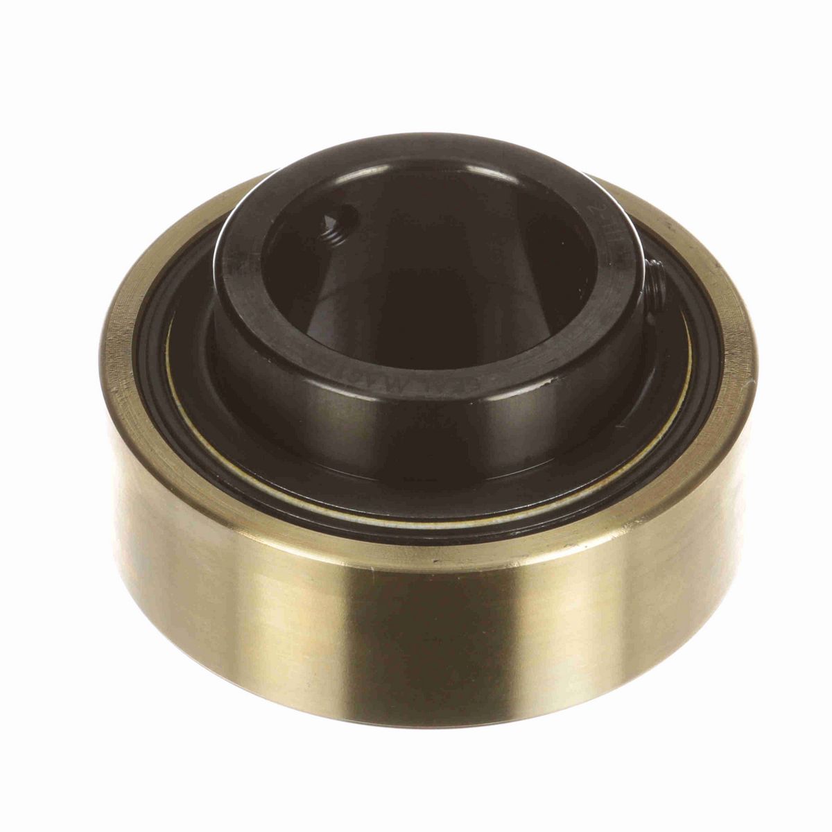 Sealmaster Mounted Insert Only Ball Bearing - 52100 Bearing Steel, Black Oxided - Setscrew Lock - AR-2-111