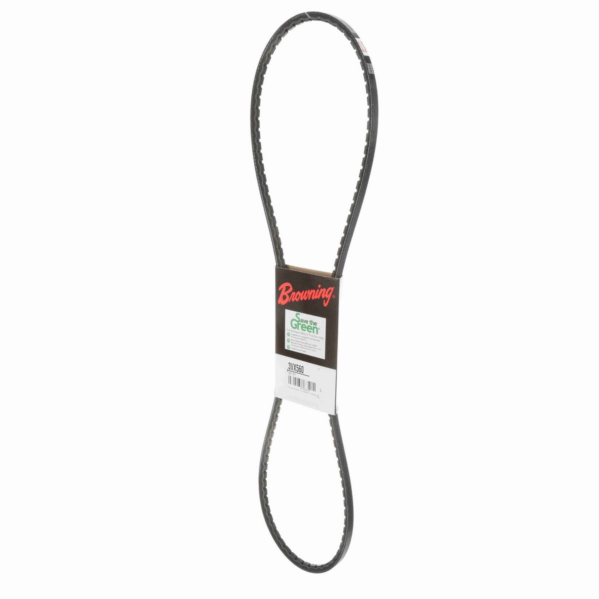 Browning EPDM Notched Belt 98% Efficient - 3VX560