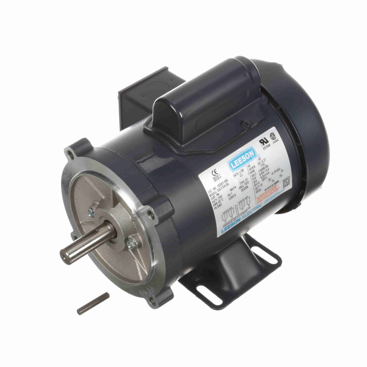 LEESON Replaced by 5KC42GN0066 (C375) once inventory depleted -.1/2HP..1725RPM.S56.TEFC.115/208-230V.1PH.60HZ.CONT.40C.1.15SF.RIGID.C4C17FK5B.....WP 56 to 48 Repl 110734.NOT....... - 102907.00B