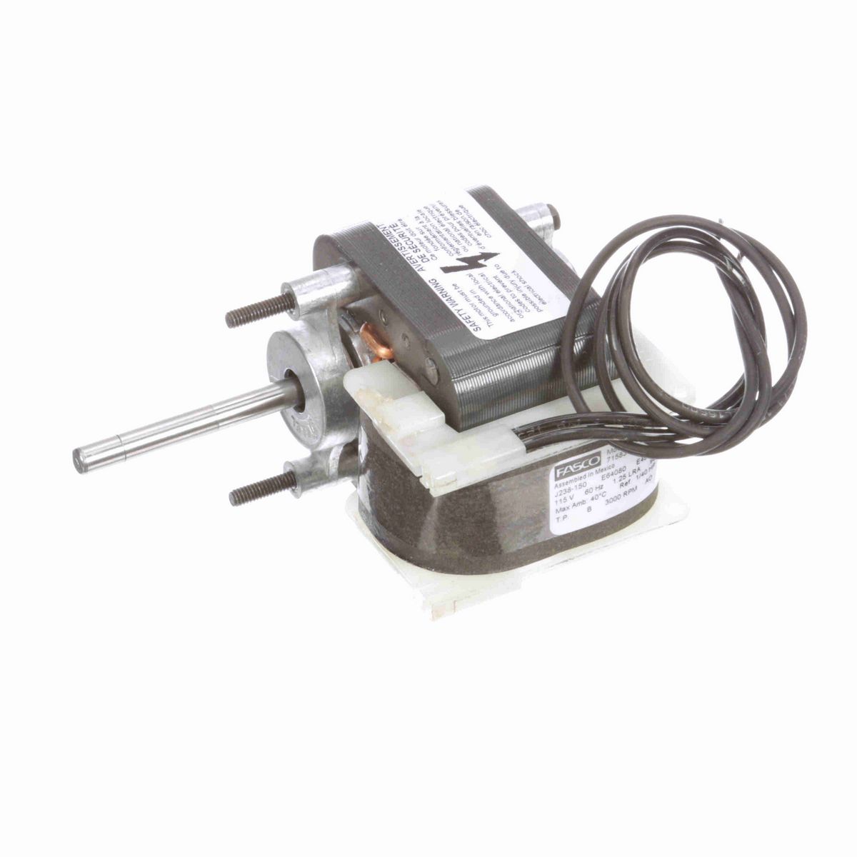 FASCO 1/40 HP C-Frame / Skeleton Motor, 3000 RPM, 115 Volts, OAO - K1322