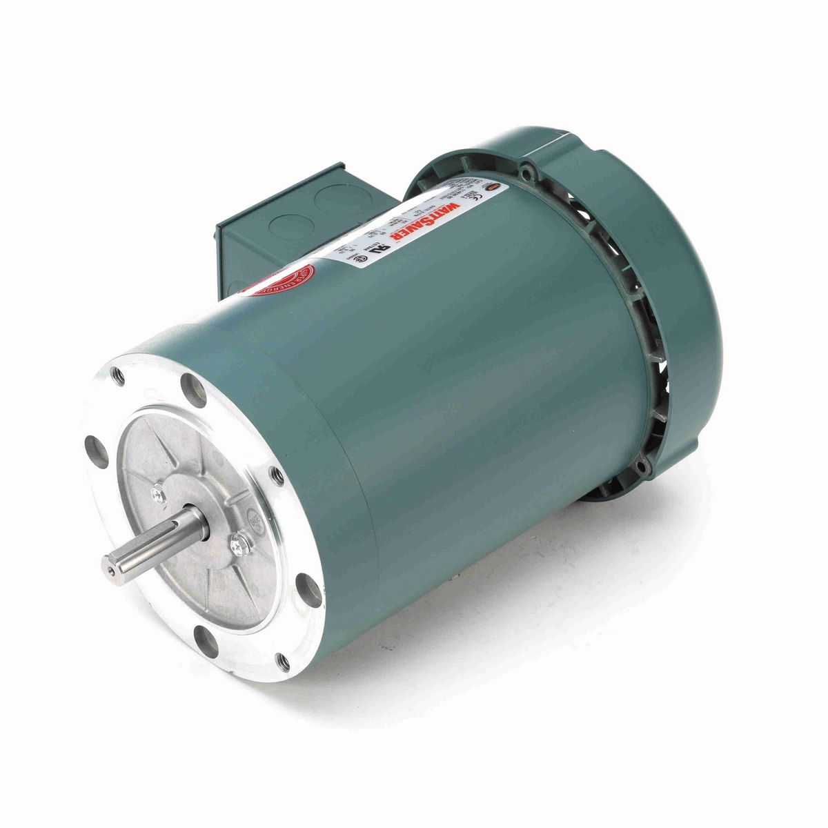 LEESON General Purpose Motor, 1 & 1 HP, 3 Ph, 60 & 50 Hz, 230/460 & 190/380 V, 1800 & 1500 RPM, 56C Frame, TEFC - 114638.00