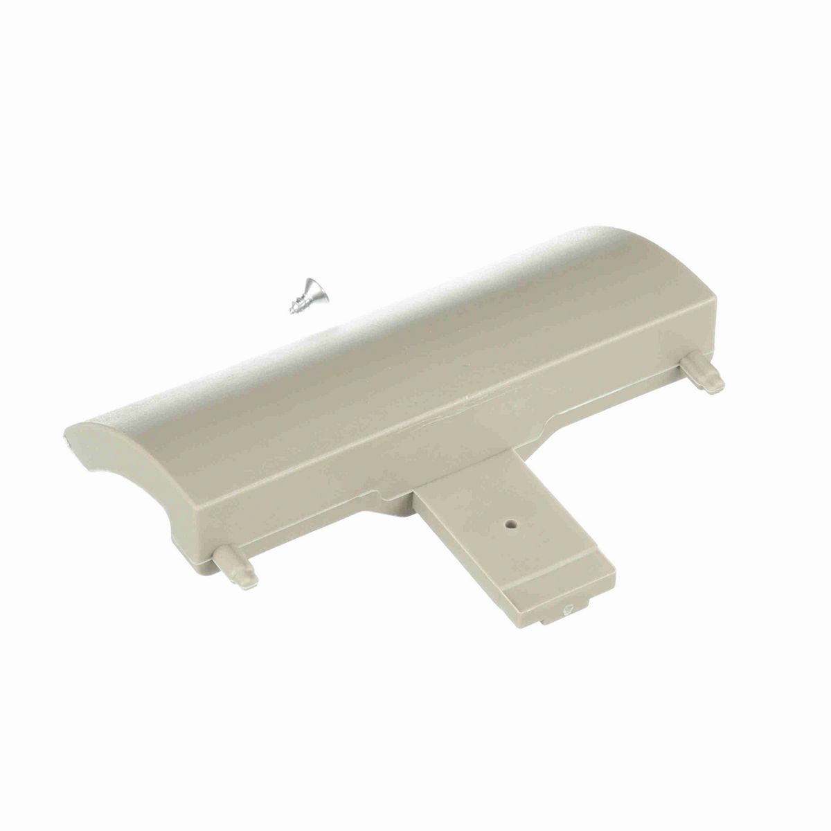 System Plast Nose/Side Plow: 0.87"W X 3.7"H X 2.83"L Gray Acetal - SHOE-94L42