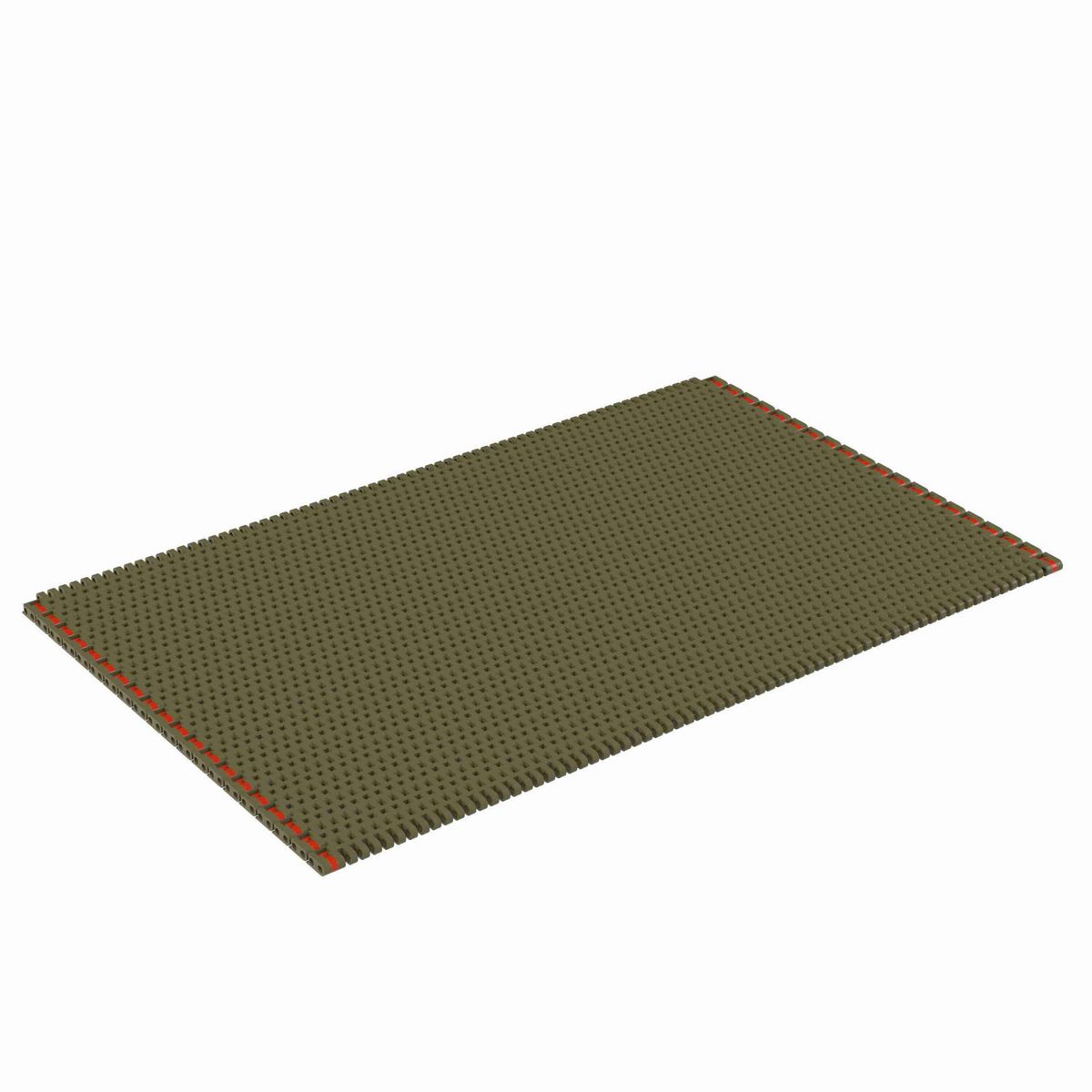 Rexnord 8505 Straight Running Flush Grid, Material: Khaki High Temperature, Width: 48in, Pitch: 0.75in - 10713509