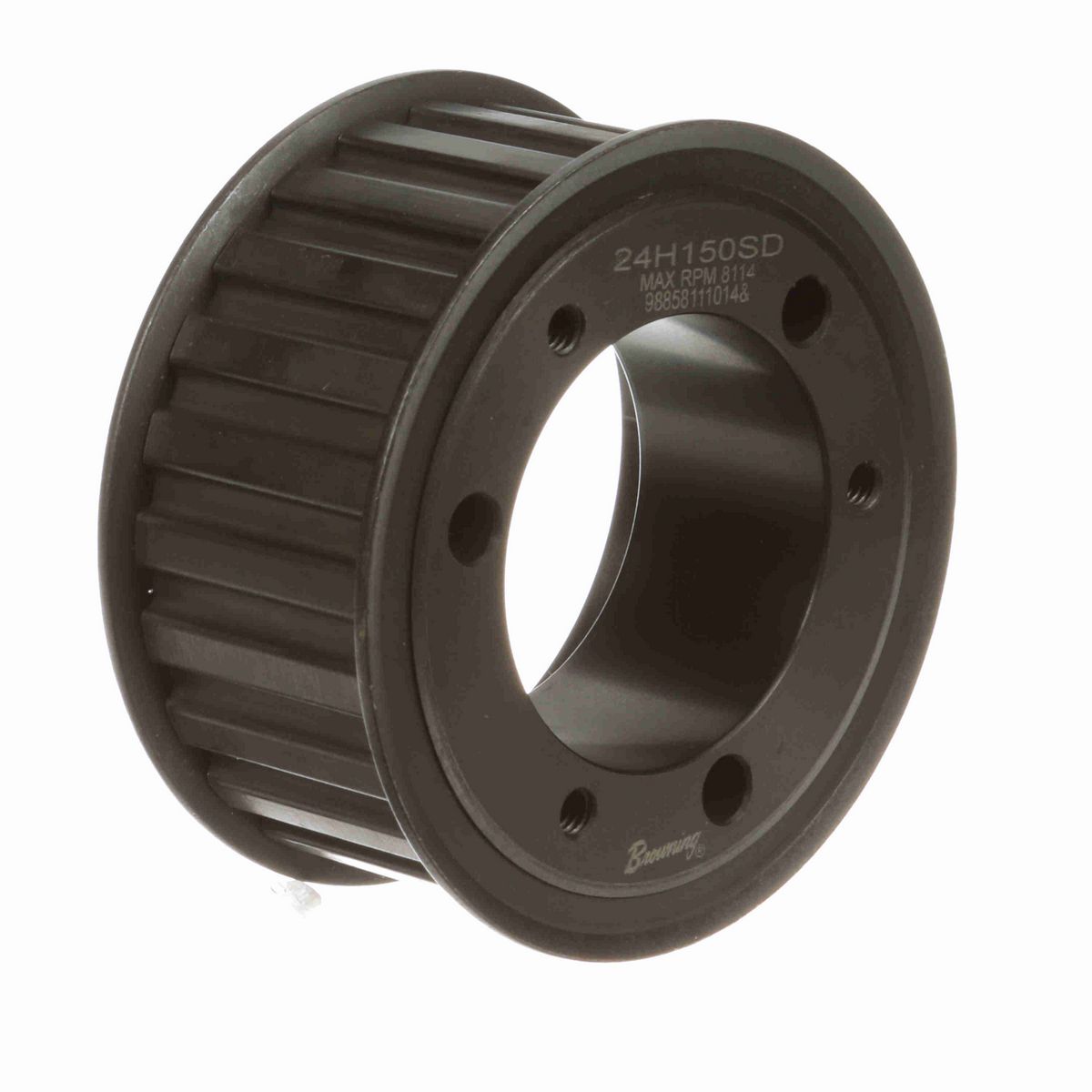 Browning Steel Bushed Bore Gearbelt Pulley - 24H150SD