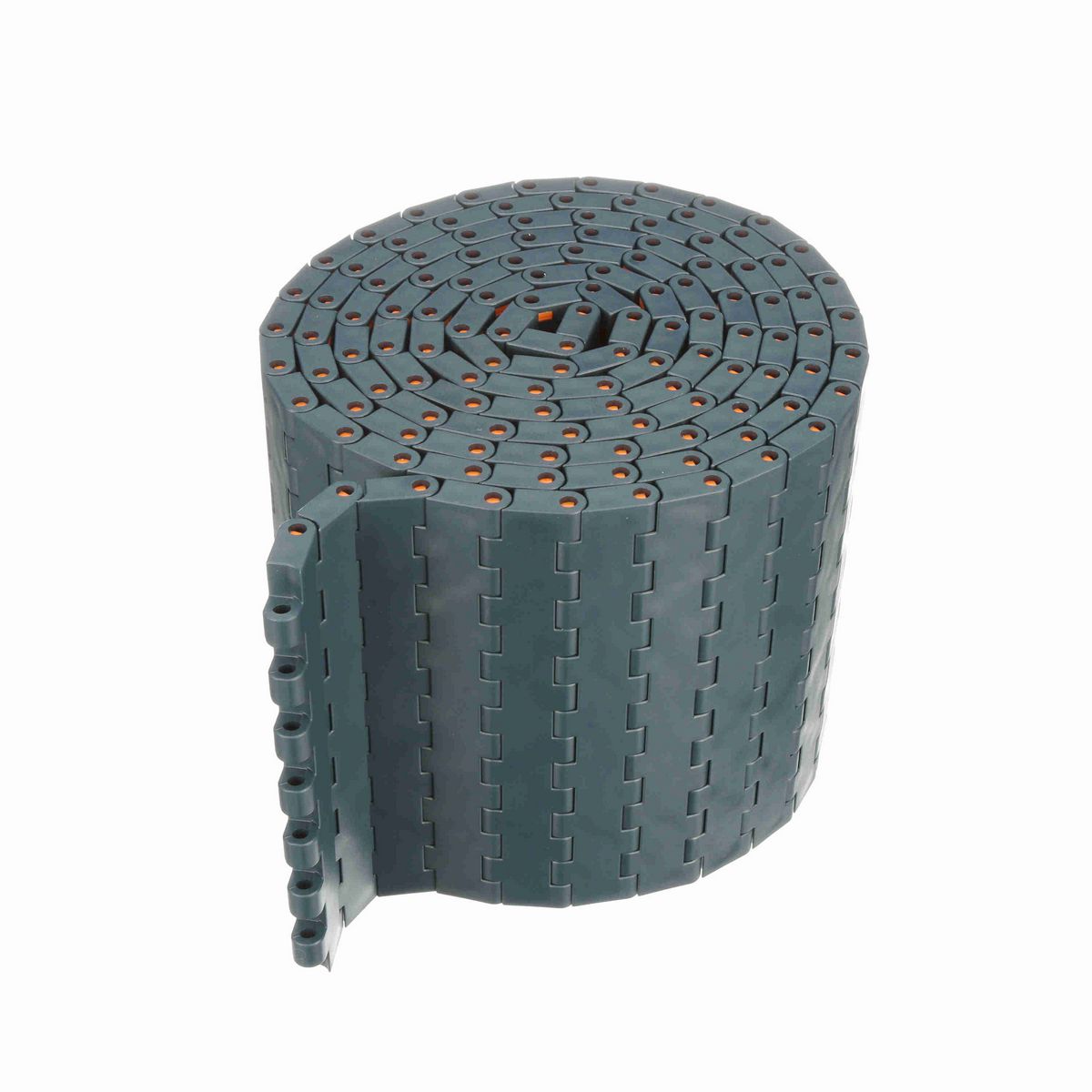 System Plast 2252FT Straight Running Solid Top, Material: NG evo (Gray Blue), Width: 7.5in, Pitch: 1in - NGE2252FT-K750