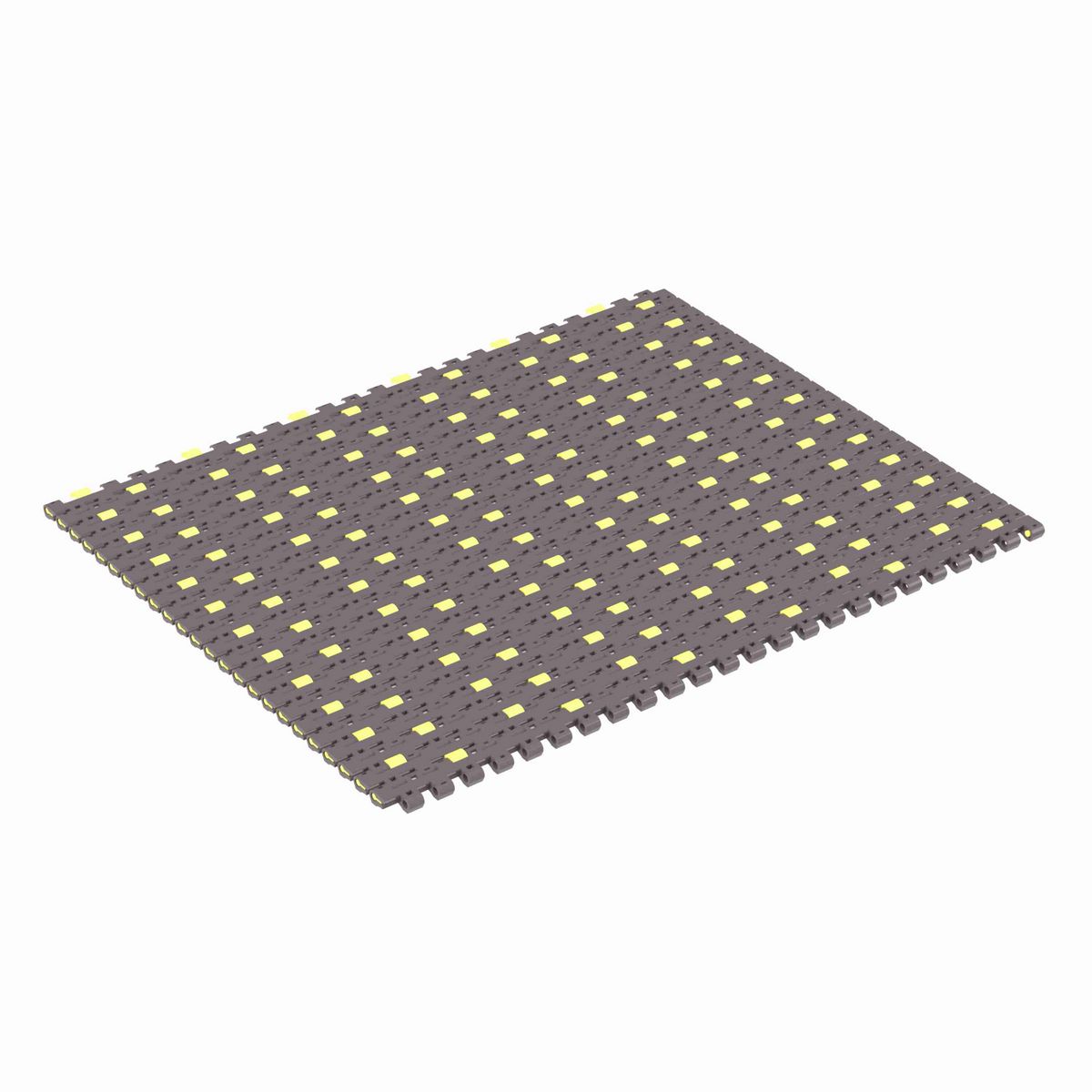 Rexnord 1503 Straight Running Low Backline Pressure, Material: Brown High Performance, Width: 12in, Pitch: 15mm - 81427361