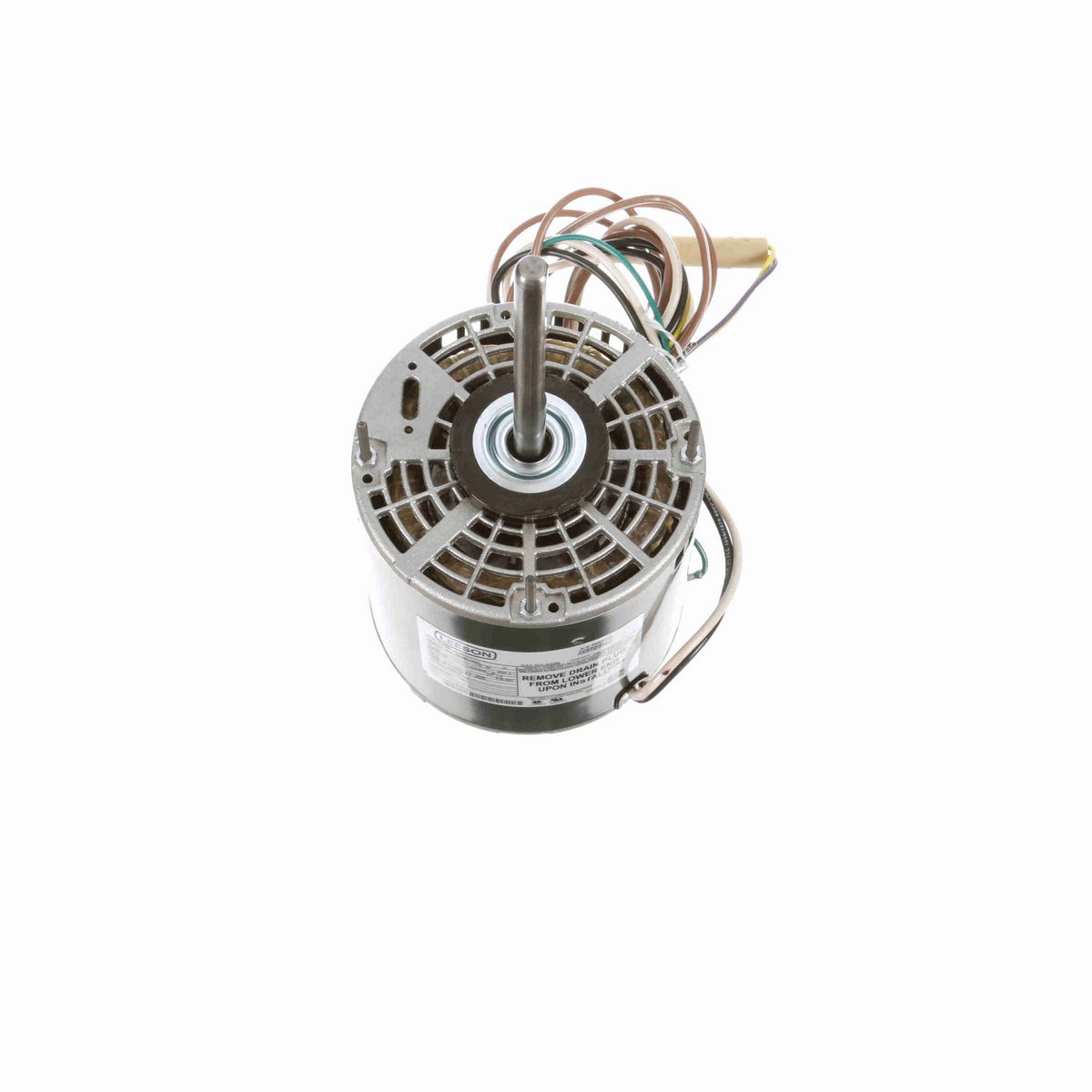 LEESON Fan and Blower Motor, 0.33 HP, 1 Ph, 60 Hz, 230 V, 900 RPM, 48Y Frame, OAO - X209