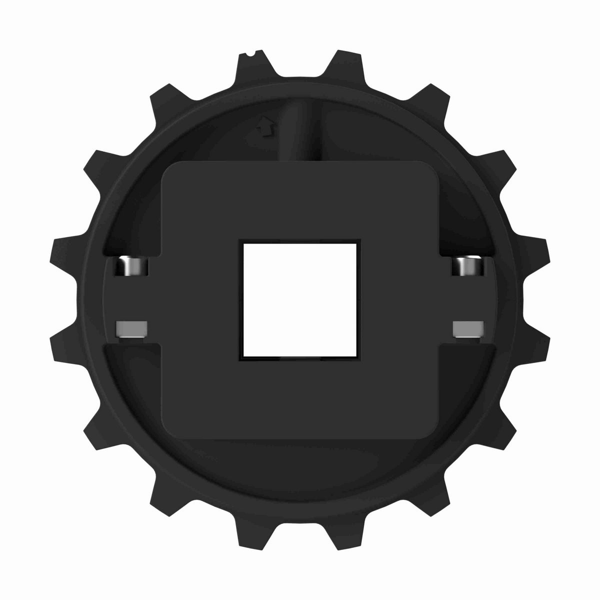 Rexnord 7950 Series Split Molded Nylon Sprocket with 16 Teeth and a 40mm Square Bore - 614-170-3