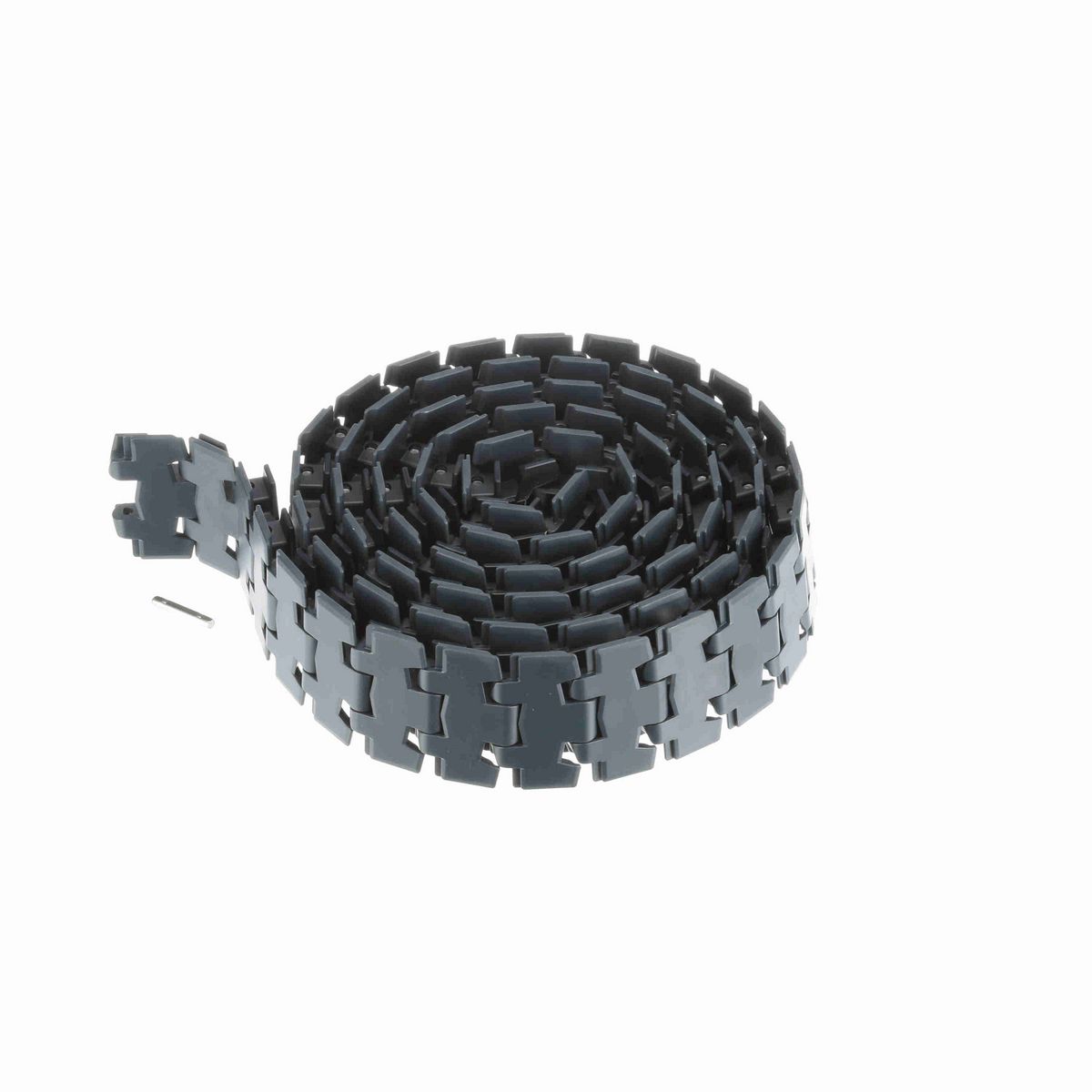 System Plast 878TAB Side-flexing Solid Top, Material: NG evo (Gray Blue), Width: 3.25in, Pitch: 1.5in - NGE878TAB-K325