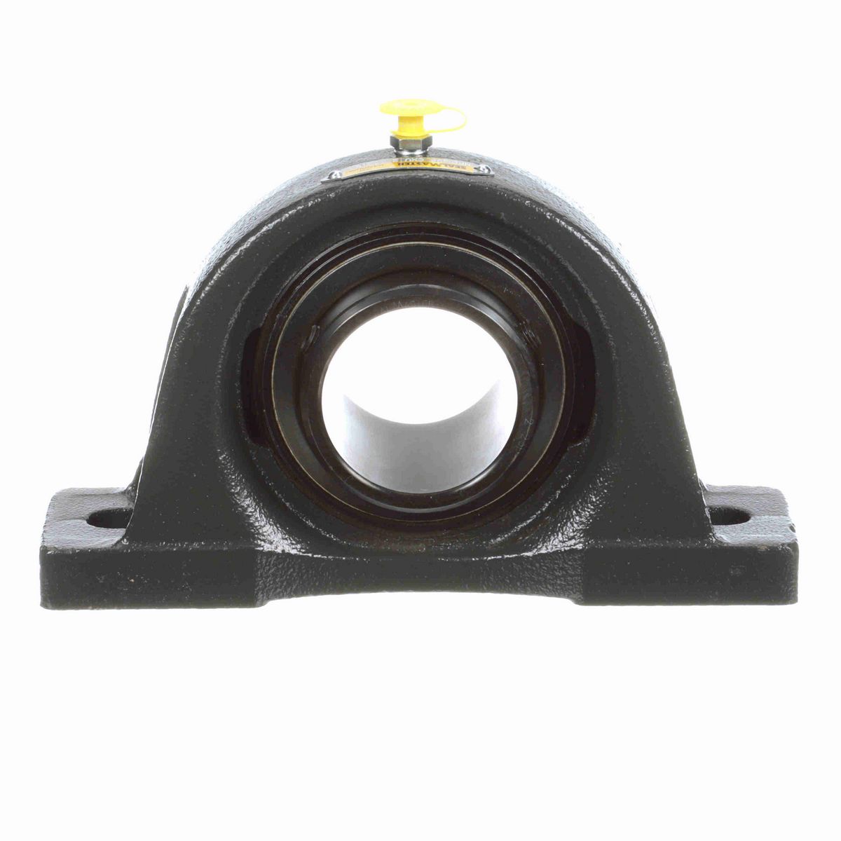 Sealmaster Mounted Cast Iron Two Bolt Pillow Block Ball Bearing - 52100 Bearing Steel, Black Oxided - Double Setscrew Lock - Air Handling Housing Fit, Noise Tested - NPD-35 CXU