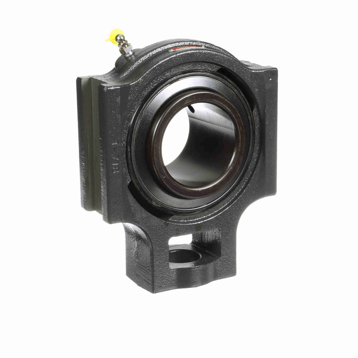 Sealmaster Mounted Cast Iron Wide Slot Take Up Ball Bearing - 52100 Bearing Steel, Black Oxided - Setscrew Lock - MST-64