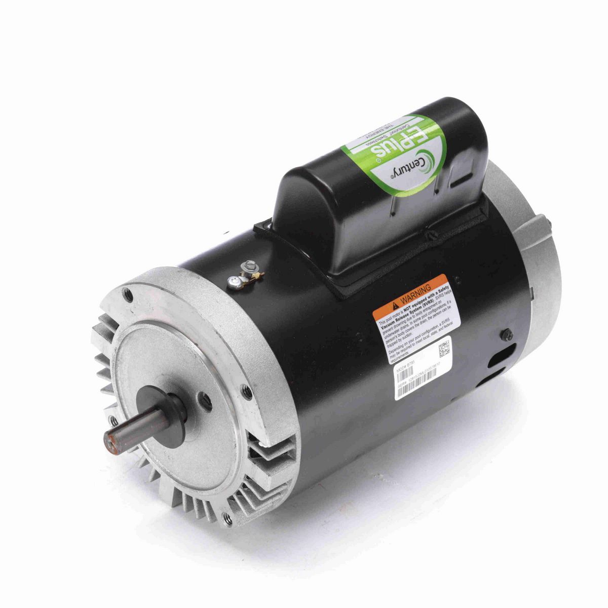Century Pool Pump Motor, 1.5 HP, 1 Ph, 60 Hz, 208-230/115 V, 3600 RPM, P56C Frame, DP - B795