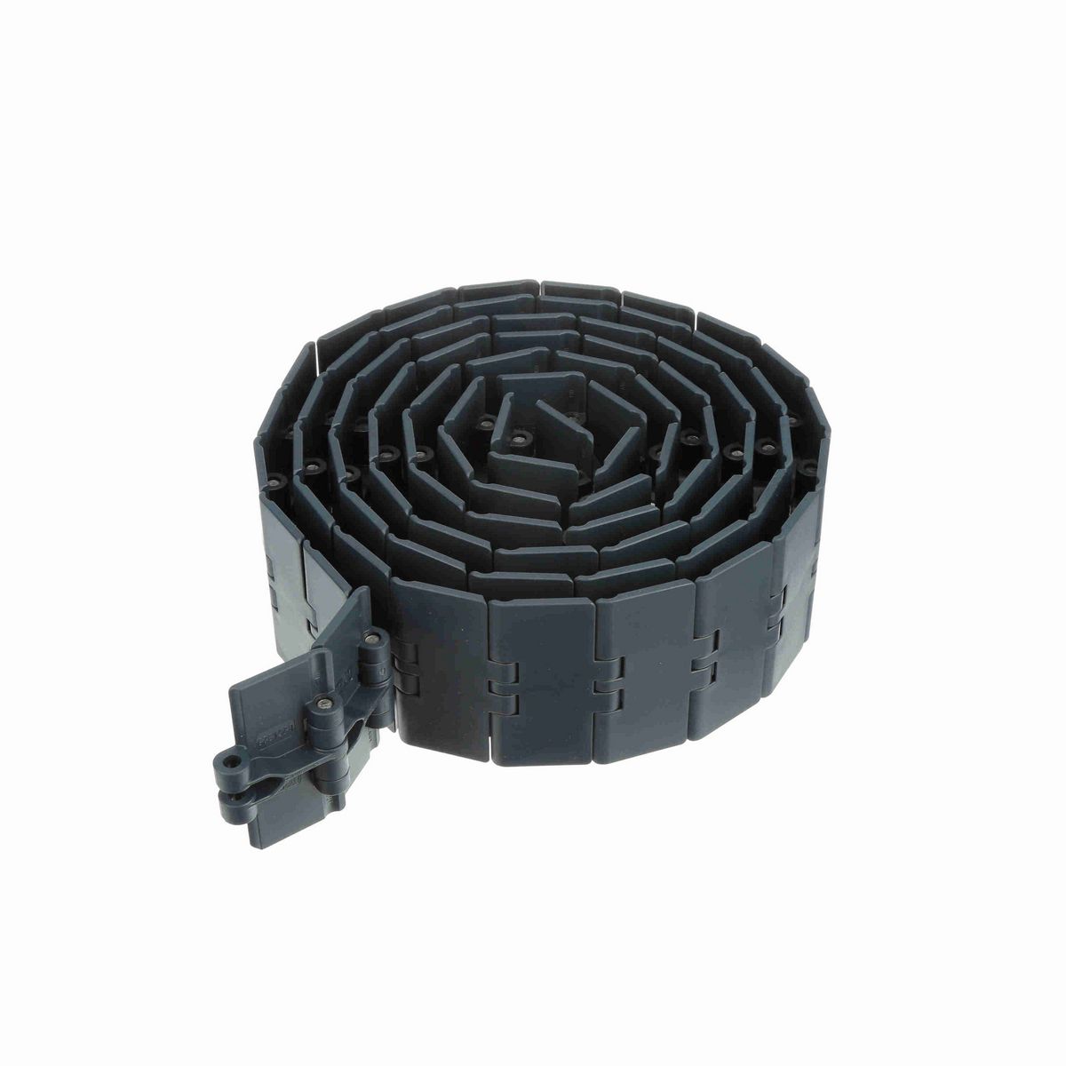 System Plast 820 Straight Running Solid Top, Material: NG evo (Gray Blue), Width: 2.5in, Pitch: 1.5in - NGE820-K250