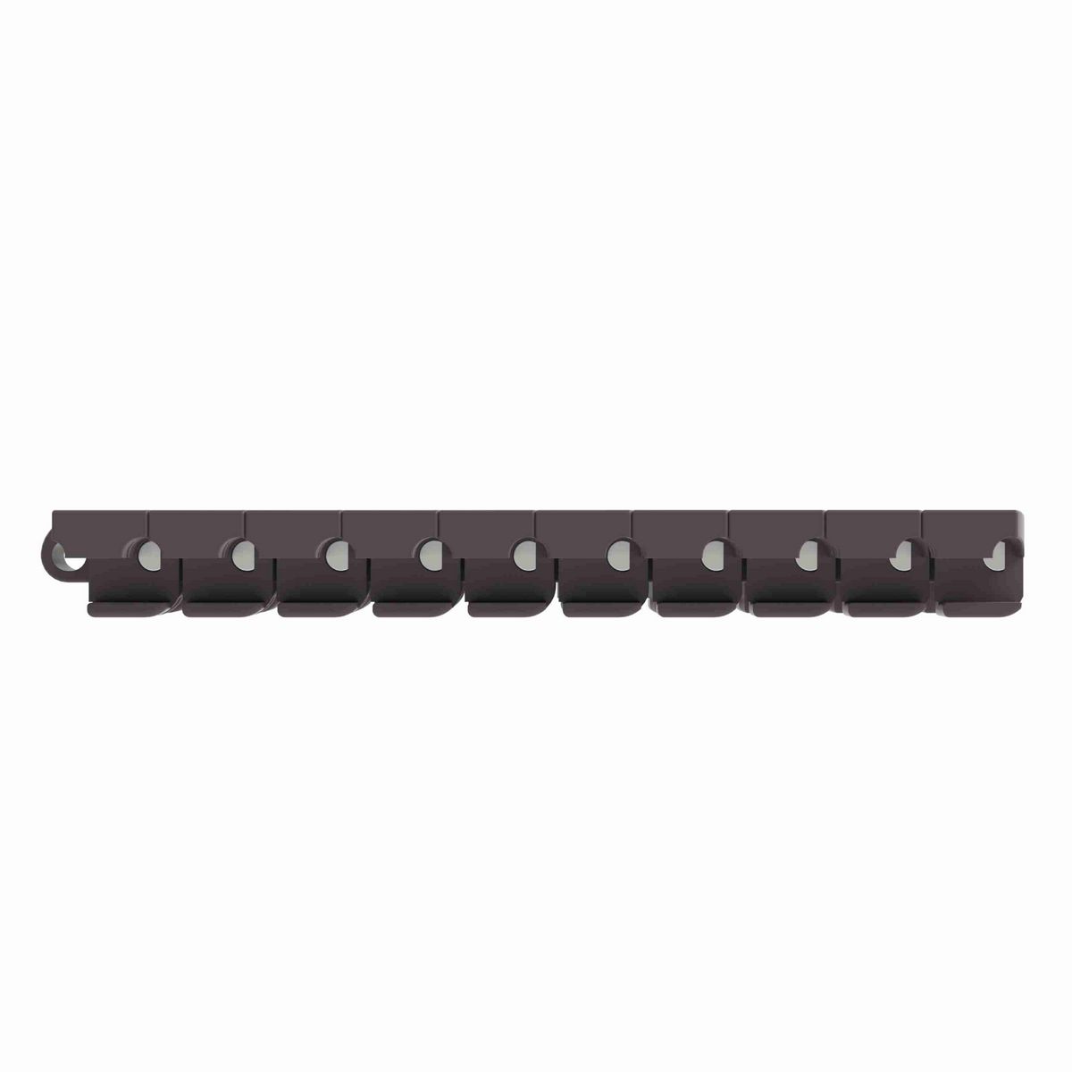 Rexnord 1055 FTTAB Side-flexing Solid Top, Material: Brown High Performance, Width: 4.5in, Pitch: 1in - 749.10.40