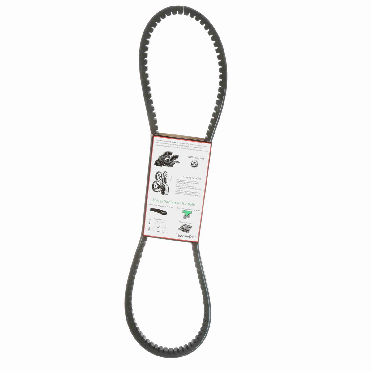 Browning EPDM Notched Belt 98% Efficient - BX44