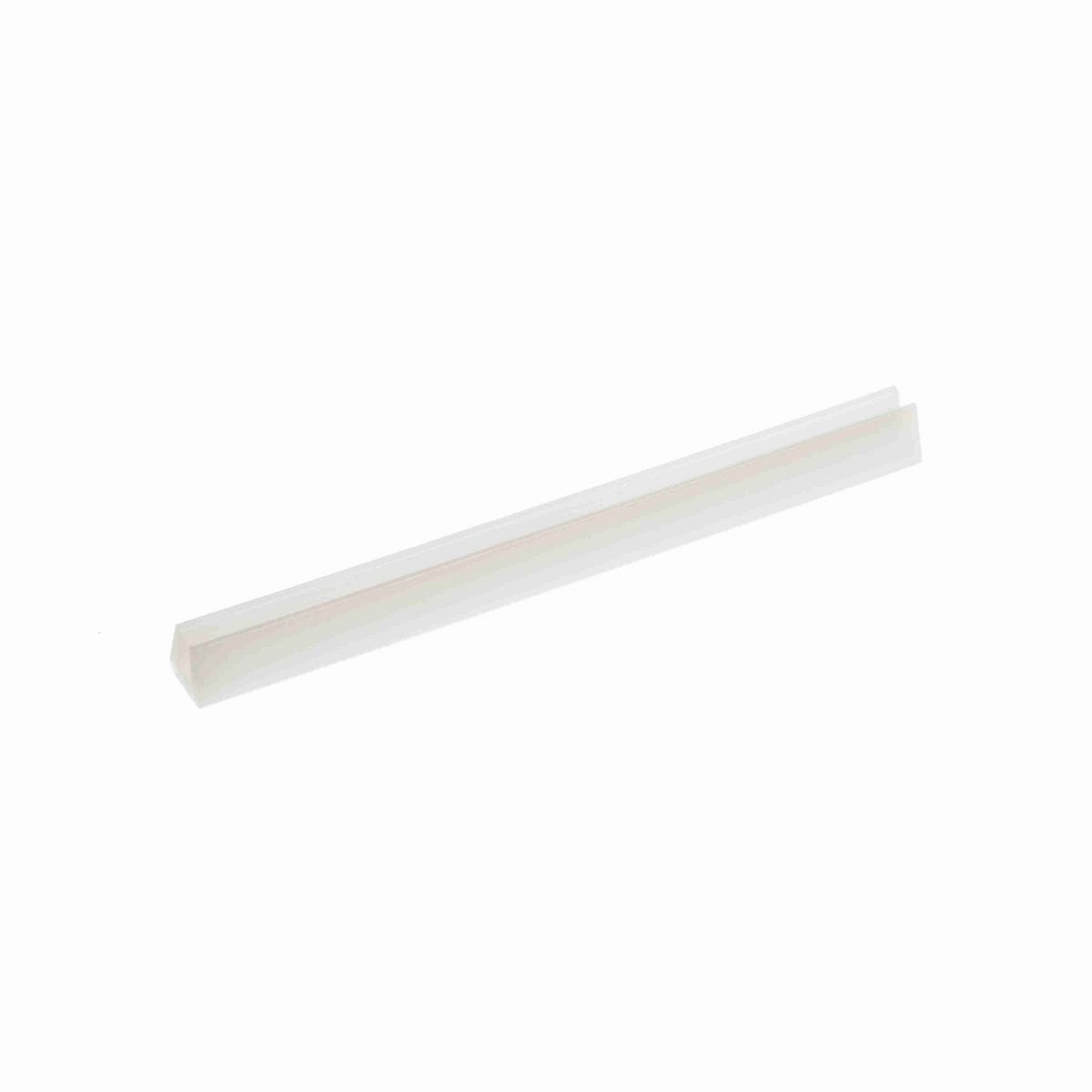 System Plast Bar Cap: 0.5"W X 0.5"H X 120"L White UHMW-PE - VG-P316SBC-10